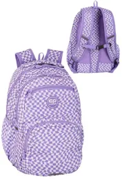 plecak-coolpack-mlodziezowy-szachownica-fioletowa-dwukomorowy-pojemny