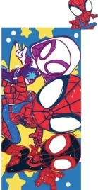 recznik-70x140-kapielowy-spidey-bawelniany-plazowy-spiderman-czarny-bialy