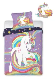 posciel-bawelniana-100x135-do-lozeczka-jednorozec-kolorowy-unicorn-tecza