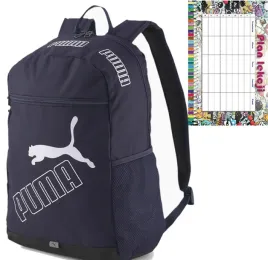 plecak-puma-lekki-granatowy-jednokomorowy-klasyczny-szkolny-plan-gratis