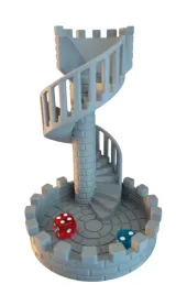 wieza-do-kosci-zamek-schody-18-cm-szara