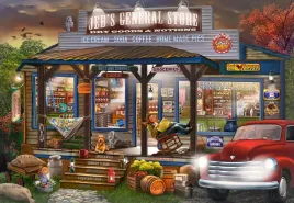 puzzle-1000-ukladanka-widok-sklep-zakupy-auto-pies-dom-witryna-9-castor