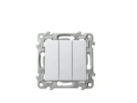 ospel-lp-13z-m-00-szafir-lacznik-potrojny-kolor-bialy