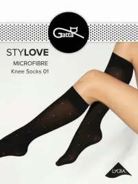 gatta-stylove-01-knee-sock-40den-uni-nero