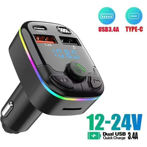 transmiter-fm-bluetooth-5-0-usb-c-pd-dual-usb-stan-nowy