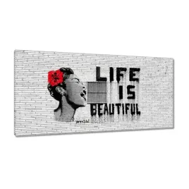 obrazy-115x55-banksy-life-is-beautiful