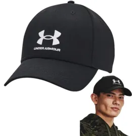 czapka-z-daszkiem-under-armour-meska-czarna-bialy-znaczkiem-regulowana