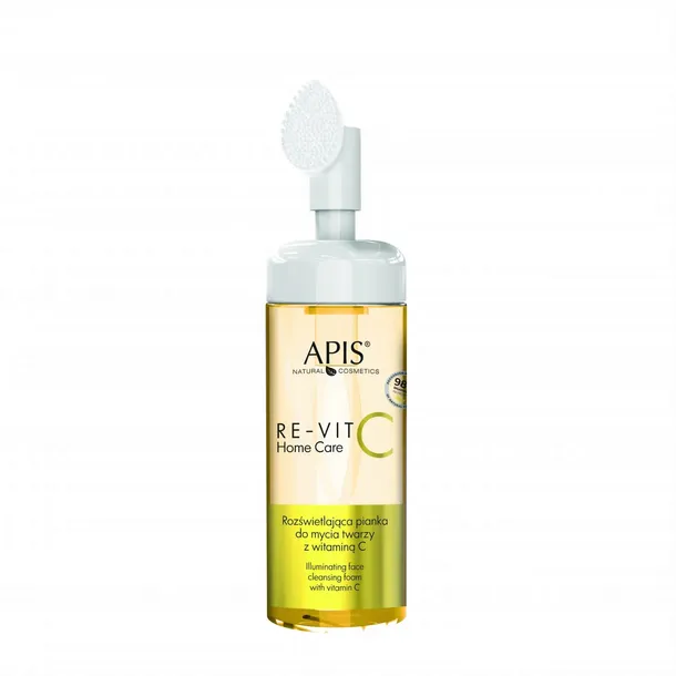 Apis RE-VIT C  Rozświetlająca pianka do mycia twarzy z witaminą C /150 ml