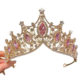 korona-tiara-z-duzymi-krysztalkami-kolor-zloty-z-rozowym