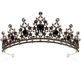 tiara-korona-slubna-zdobiona-z-krysztalkami-kolor-zloty-z-czarnym