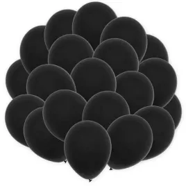 balony-pastel-black-decomex-czarny-18-25-szt