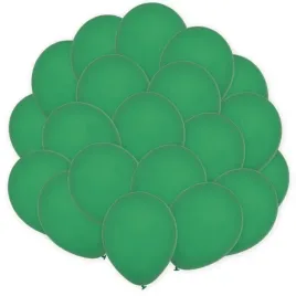 balony-pastel-forest-green-decomex-zielony-18-25-szt