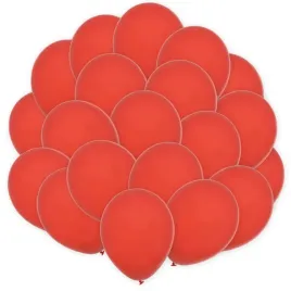 balony-pastel-red-decomex-czerwony-18-25-szt