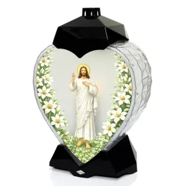 znicz-serce-jezus-lilie-czarny-duzy-znicz-nagrobny-premium-wielkanoc