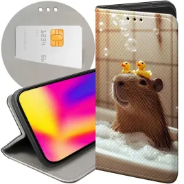 etui-z-klapka-do-iphone-12-12-pro-wzory-kapibara-urocza-zwierzak-futeral