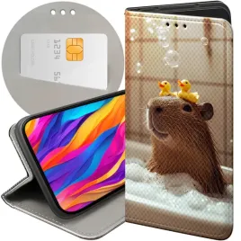 etui-z-klapka-do-xiaomi-redmi-note-8t-wzory-kapibara-urocza-zwierzak-case