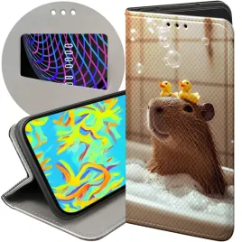 etui-z-klapka-do-xiaomi-redmi-note-7-wzory-kapibara-urocza-zwierzak-futeral