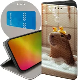 etui-z-klapka-do-realme-gt-master-5g-wzory-kapibara-urocza-zwierzak-futeral