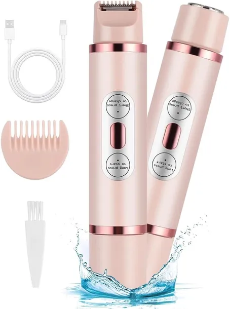 GOLARKA DAMSKA 2W1 TRYMER BIKINI DEPILATOR TWARZY WODOODPORNY