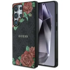 guess-etui-leather-4g-flowers-print-do-samsung-galaxy-s25-ultra-magnetyczne