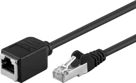 kabel-lan-przedluzacz-cat-5e-czarny-1m