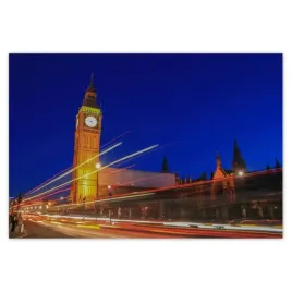 plakaty-155x105-oswietlony-big-ben-noca