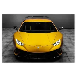 plakaty-93x62-zolty-samochod-auto-fura