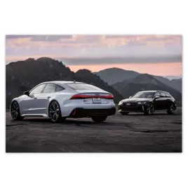 plakaty-120x80-biale-audi-rs7-samochod
