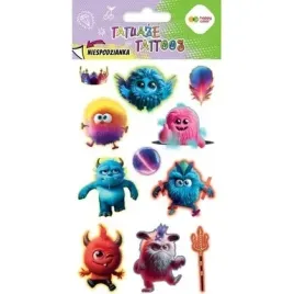 tatuaze-zmywalne-monsters-happy-color