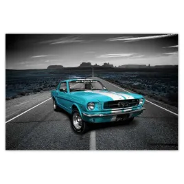 plakaty-155x105-blekitny-ford-mustang