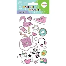 naklejki-3d-puffy-funky-pink-10x20cm-happy-color