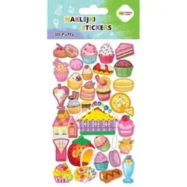 naklejki-3d-puffy-sweets-10x20cm-happy-color