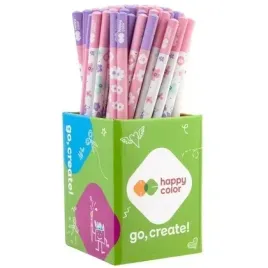 olowek-trojkatny-2b-pearl-flower-72szt-w-kubku