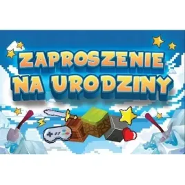 zaproszenie-urodziny-zay-mini-10szt