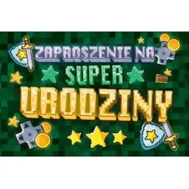 zaproszenie-urodziny-zay-mini-10szt