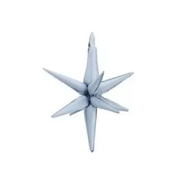 balon-foliowy-gwiazda-3d-105cm-mglisty-niebieski
