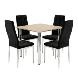 zestaw-stol-lugano-80x80-blat-sonoma-nogi-chrom-4-monako-czarne-welur