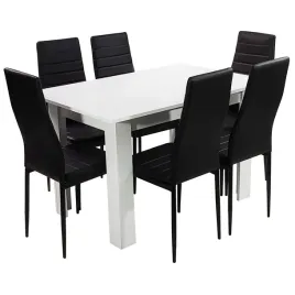zestaw-stol-modern-120-bialy-i-6-krzesel-nicea-czarnych