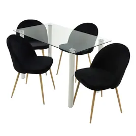 zestaw-stol-nicea-bialy-i-4-krzesla-denwer-velvet-czarne