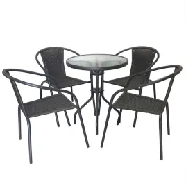 zestaw-balkonowy-bistro-czarny-stol-i-4-krzesla