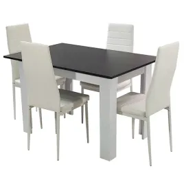zestaw-stol-modern-120-bw-i-4-biale-krzesla-nicea