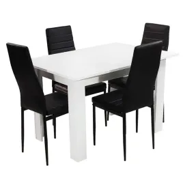 zestaw-stol-modern-120-bialy-i-4-czarne-krzesla-nicea