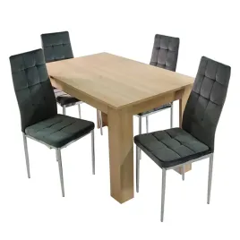 stol-modern-120-sonoma-i-4-krzesla-monako-velvet-szare