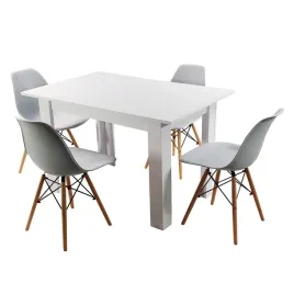 zestaw-stol-modern-120-bialy-i-4-krzesla-milano-szare