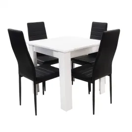 zestaw-stol-modern-80-bialy-i-4-czarne-krzesla-nicea