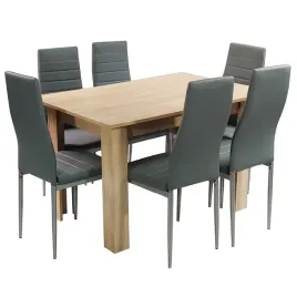 zestaw-stol-modern-120-sonoma-i-6-szarych-krzesel-nicea