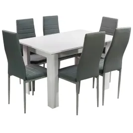 zestaw-stol-modern-120-bialy-i-6-szarych-krzesel-nicea
