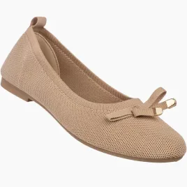 baleriny-damskie-buty-z-kokardka-plaski-obcas-materialowe-lekkie-bezowe-37