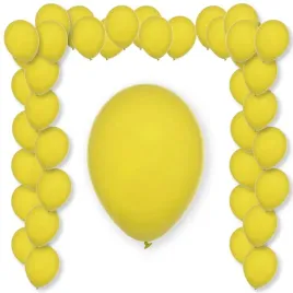 balony-pastel-yellow-decomex-zolty-11-100-szt