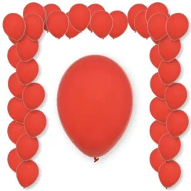 balony-pastel-red-decomex-czerwony-11-100-szt